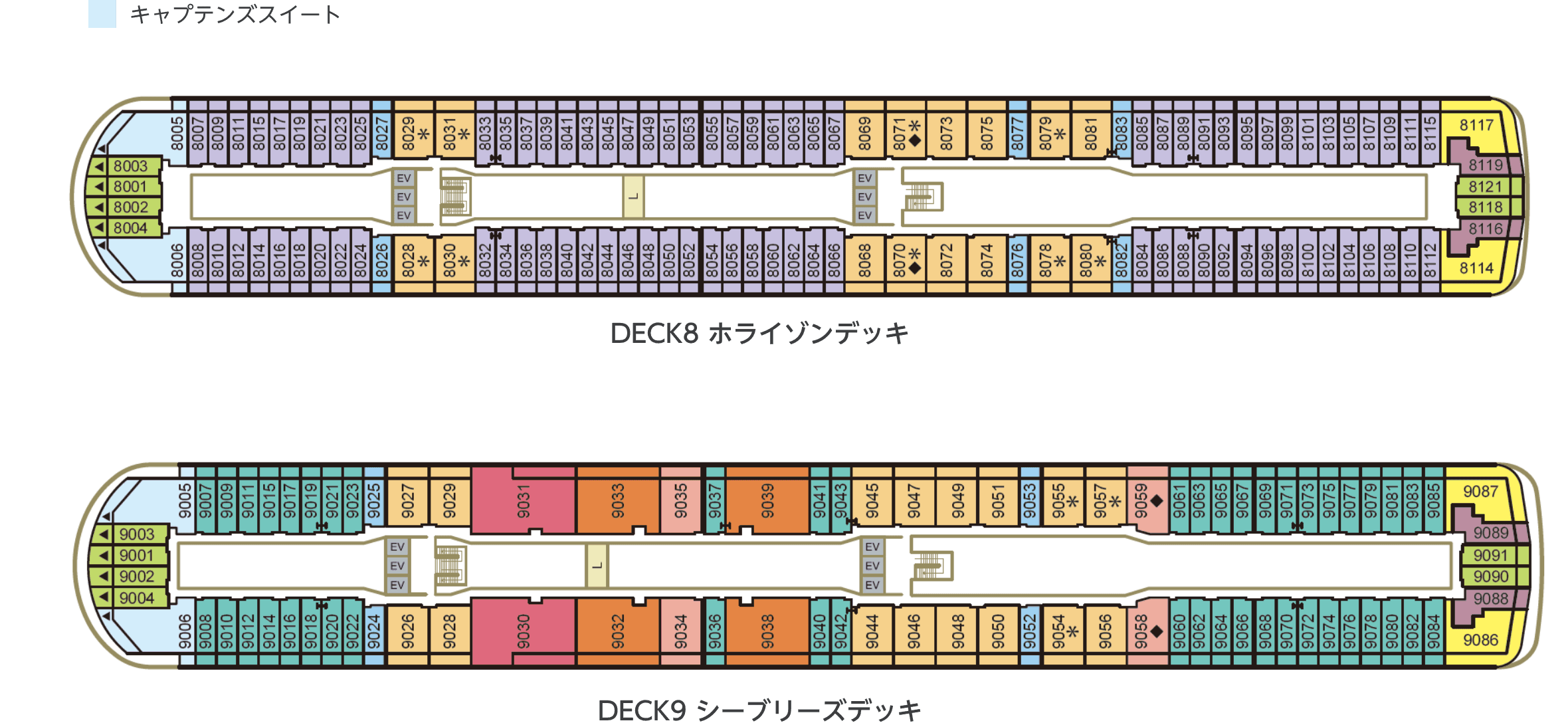 Captain's Suite floor plan