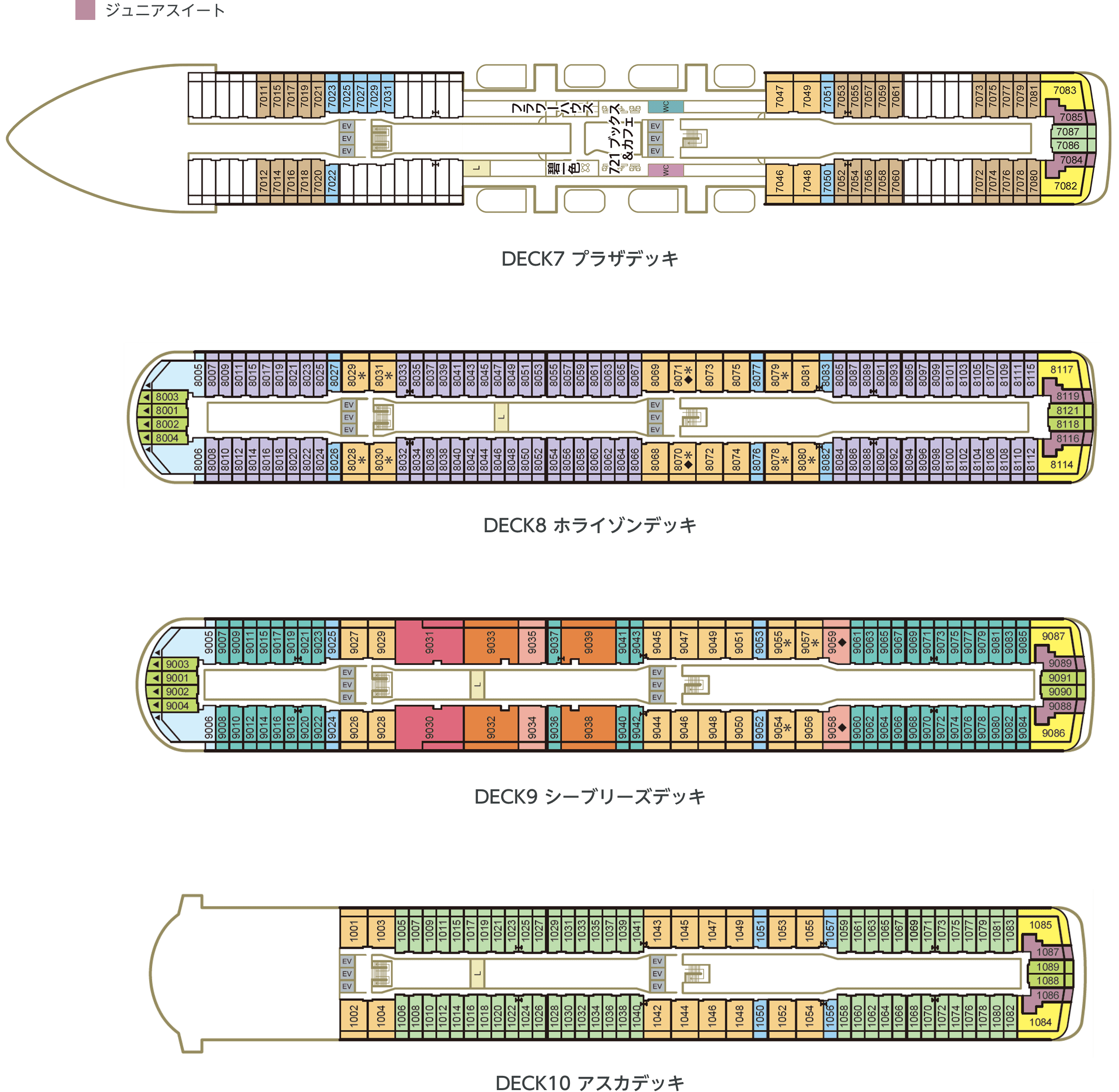 Junior Suite floor plan