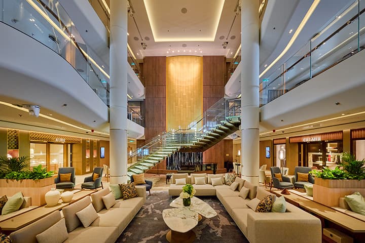 ASUKA PLAZA & Reception aboard ASUKA III
