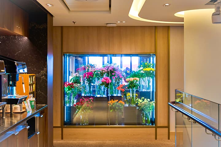 Flower House aboard ASUKA III