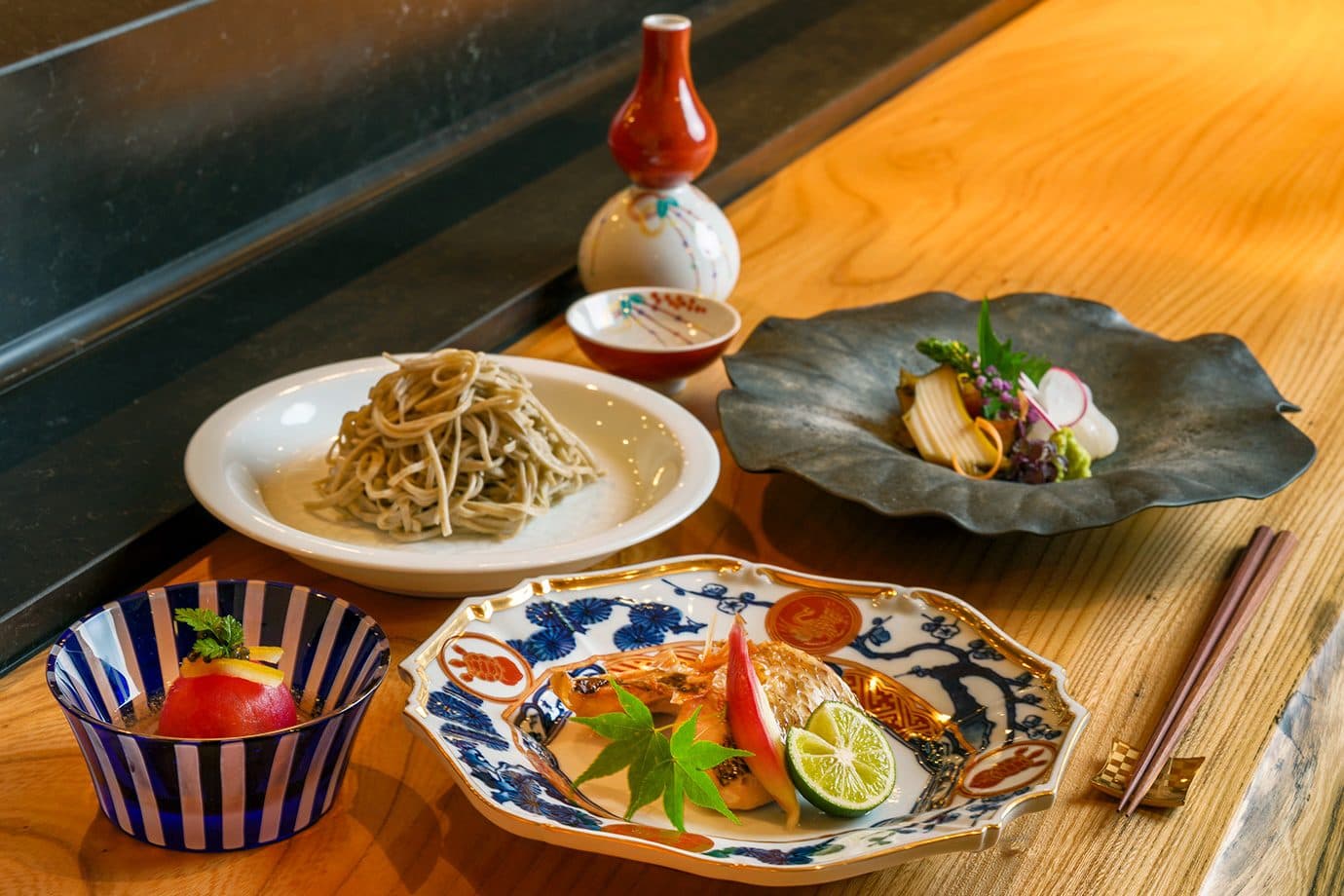 Dinner at UMIHIKO aboard ASUKA III
